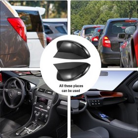 Resim Xiaaokeji Scirocco Passat Beetle 2009-2018 Siyah Dikiz Aynası Kapağı İçin 