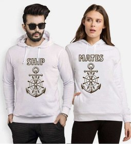 Resim Tshirthane Ship Mates Sevgili Kombinleri Kapüşonlu Kombini 