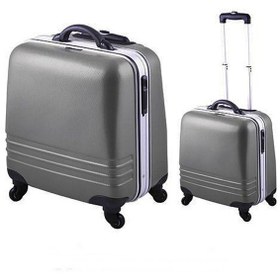 Resim Alfa T-8006G Abs Çekçekli Ve Tekerlekli Takım Çantası 420X410X230 