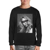 Resim Billie Eilish - I'm just Sad Siyah Çocuk Sweatshirt 