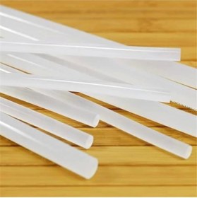 Resim AyrStore Sıcak Silikon Çubuğu 1 KG 11MM 30CM Mum Silikon Kalın Uç Şeffaf 