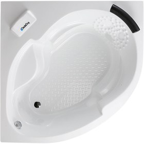 Resim Renkli Oturmalı Küvet | Jakuzi | Bebek | Sanacryl - 130x130 / Siyah / 1 Kişilik 