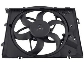 Resim Bmw 1 E81 2006 2011 3 E90 2005 2011 X1 E84 2010 2015 Fan Motoru Davlumbazlı 490Mm 3 Fiş 400W 6 Kanat 