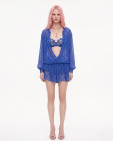 Resim LACE & CHIFFON MINI DRESS - 34 