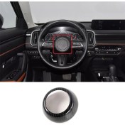 Resim Ruseaao -50 2023 Araba Direksiyon Simidi Orta Kapak Trim Stickerı (Yurt Dışından) 