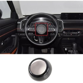 Resim Ruseaao -50 2023 Araba Direksiyon Simidi Orta Kapak Trim Stickerı (Yurt Dışından) 