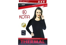 Resim Kota Kadın Termal Üst İçlik, Dayanıklı Pamuklu Malzeme ile Soğuk Havalar için Termal Koruma 