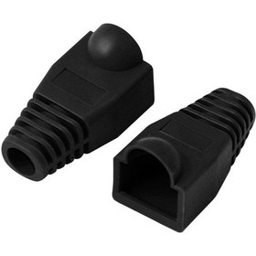 Resim Qport Q-P5S Rj45 Konnektör Kilifi 50Li Paket Siyah 