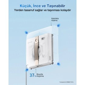 Resim Ecovacs Winbot Mini Cam Silme Robotu 