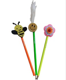 Resim Kiddy World Sevimli 3' Lü Kurşun Kalem Seti 