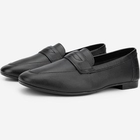 Resim Valmenti Maxii Kadın Siyah Hakiki Deri Loafer Ayakkabı 961 1996-96 Bn Ayk Y24 Siyah 