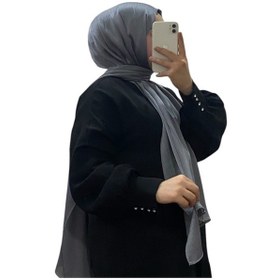 Resim Janjan Şal Koyu Kurşun 