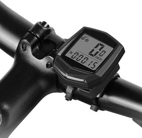 Resim Alomejor Çince İngilizce Arayüzler Bisiklet Kablolu Kilometre Sayacı, Bisikletçiler Için Dayanıklı Bisiklet Hız Göstergesi, Açık Hava Bisikleti 