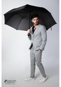 Resim Marlux 8 Telli Büyük Boy Manuel Protokol Kamp Ve Plaj Şemsiyesi Siyah Demir Ayaklı Askılı Taşıma Çan Siyah 