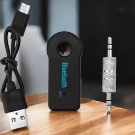Resim AyrStore Kablosuz Bluetooth Aux Araç Kiti Siyah Hafıza Kartlı 