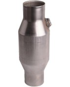 Resim 2,5 İnç Evrensel Katalitik Konvertör, Yüksek Akışlı Paslanmaz Çelik Egzoz - Huiliang 