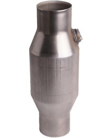 Resim 2,5 İnç Evrensel Katalitik Konvertör, Yüksek Akışlı Paslanmaz Çelik Egzoz - Huiliang 