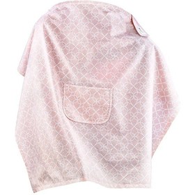 Resim Babyjem Emzirme Önlüğü Kalpli Pembe %100 Pamuk 