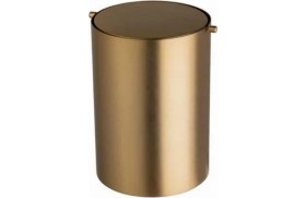 Resim System Banyo Çöp Kovası Gold Branch Renk 3 Litre (BA4013 031 Gb-Gb) 