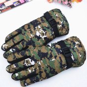 Resim Hailihui Store Kışlık Kayak Eldiveni - Yeşil (Yurt Dışından) 