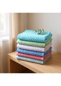 Resim Kara Tezgah Pamuk Santranç Desen Kırmızı Peştemal 100 180 