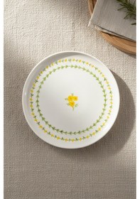 Resim Bernardo Mimoza 6 Parça Pasta Takımı Beyaz - Sarı 