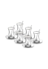 Resim Jumbo Sedna 18 Parça Çelik Çay Seti Çelik 