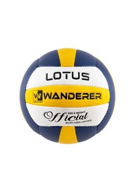 Resim Vertex Wanderer Lotus 5 No Voleybol Topu Sarı - Lacivert - Beyaz 