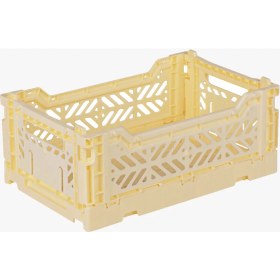 Resim Aykasa 261710 Minibox Banana Krem Renkli Katlanabilir Kasa 4 Litre Dayanıklı Özellik 