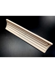 Resim Infrared Seramik Isıtıcı Rezistans Konkav 245X60MM 500W 230V Beyaz Renk Fsc Model 