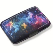Resim RFID Engelleme Kelebek Cüzdanı - Zengin Kelebek Tasarımı ile İnce Alüminyum Kart Tutucu, Dayanıklı Metal Kasa, Kız Kardeşler ve Kadınlar için Mükemmel Hediye, Bayanlar Cüzdanı | Kelebek Motifi | Alüminyum Kasa, Kredi Kartı Tutucu 