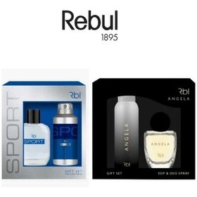 Resim Rebul Sport Erkek Parfüm EDT 50 ML + Sport Erkek Sprey Deodorant 150 ML + Angela Kadın Parfüm EDP 50 ML + Angela Kadın Sprey Deodorant 150 ML 
