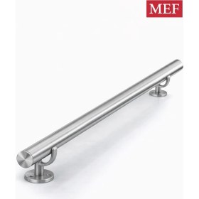 Resim Mef Alüminyum Duvar Tutamağı Merdiven Korkuluk | Yaşlı Engelli Destek Tutamağı | 0-100 cm Özel Ölçü 