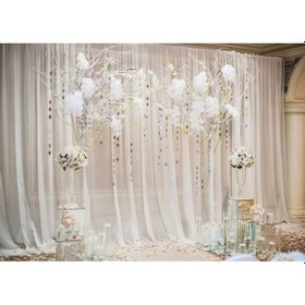 Resim Fortunelane 2.1x1.5m Polyester Nikah Geleneksel Fotoğraf Arka Planı W-5794 