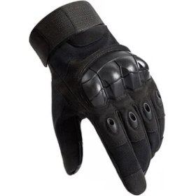 Resim S1 Pro Tam Parmak Taktik Eldiveni Dokunmatik Koruyucu Bisiklet Motosiklet Tırmanma Kayak Spor Askeri 