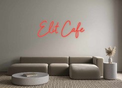 Resim Custom Neon: Elit Cafe 