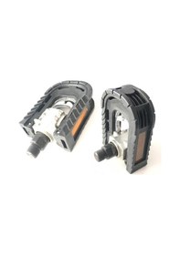 Resim Katlanır Bisiklet Pedalı Aliminyum Siyah 