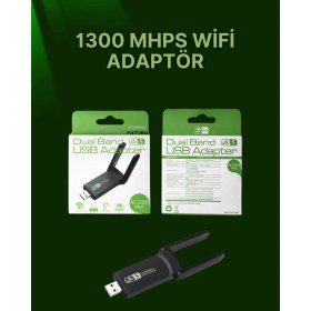 Resim Senson USB 3.0 Wireless Adaptör - 2.4ghz & 5ghz Destekli - Lisinya 