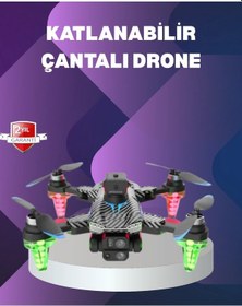 Resim Katlanabilir Drone 1080p Kamera Full Hd Çekim Hafif Ve Taşınabilir 