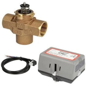 Resim Honeywell Zon Kontrol Vana Seti 3 Yollu 1''+ Motor 220V + Kablo 