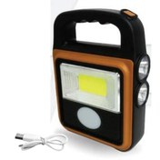 Resim ® Taşınabilir 4 Farklı Fonksiyonlu Güneş Enerjili ve USB ile Şarj Olabilen Portatif Led Işıldak HS-8020 