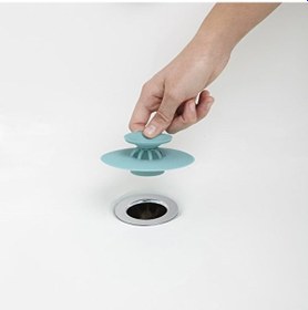 Resim Lavabo Banyo Küvet Süzgeci Gider Tıkanma Önleyici Süzgeç Tıpa 