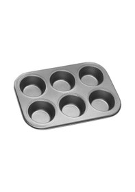 Resim 6'lı Muffin Kek Kalıbı Tarif Edildiği Gibi 