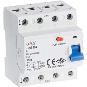 Resim Oag 40-30 Trifaze Kaçak Akım 