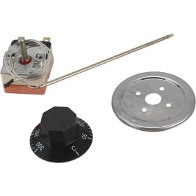 Resim Mingjin Shop 1 Gümüş Tarzı 50 T Derece Nc Kılcal Termostat Sıcaklık Kontrolü, Güç Kaynağı Devresine Bağlanır (Yurt Dışından) 