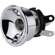 Resim Ximistore9 Telecaster Elektro Gitar İçin 6.35mm Gümüş Metal Çıkış Soketi Seti Vidalı Tamir Parçası 