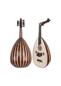 Resim Yonka Ud-10km Kelebek Ve Maun Ağacı Ud Abanoz Klavye El Yapımı Yüksek Kaliteli Ud 