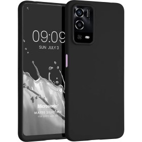 Resim Microsonic Matte Silicone Oppo A55 4g Kılıf Siyah 