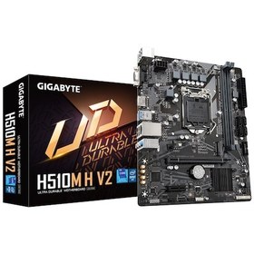 Resim Gigabyte H510M H V2 Intel H470 3200 MHz DDR4 Soket 1200 mATX Anakart 