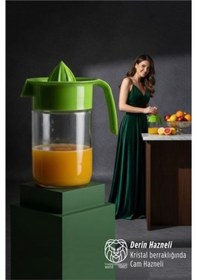 Resim Cam Hazneli Profesyonel Narenciye Sıkacağı 660 Ml 19 Cm Derin Kapasite Renkli 